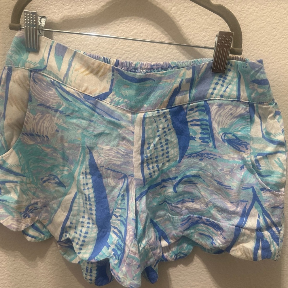 Colorful Abstract Print Shorts